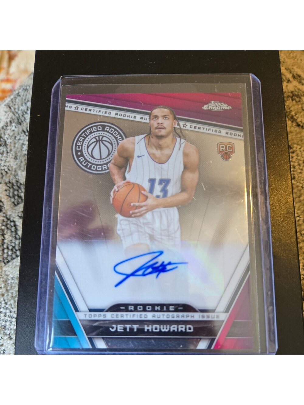 2023-24 Topps Chrome Basketball Jett Howard Certified Rookie Auto